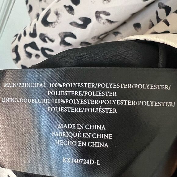 Keepsake The Label Cream/Black Leopard Chasing Love Mini Dress - Picture 10 of 10